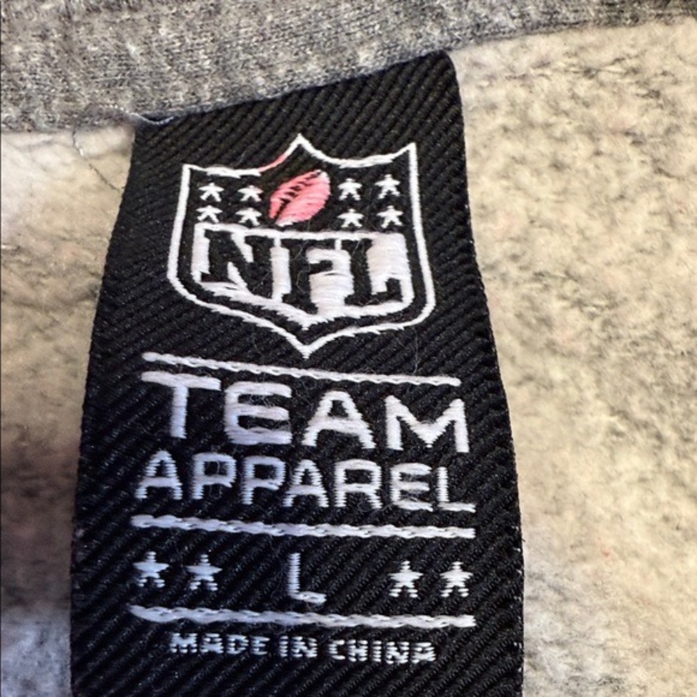 Kansas City Chiefs Hoodie–NFL Team Sweatshirt, Full Zip Fleece Hood Appliqué‎ - Picture 2 of 6